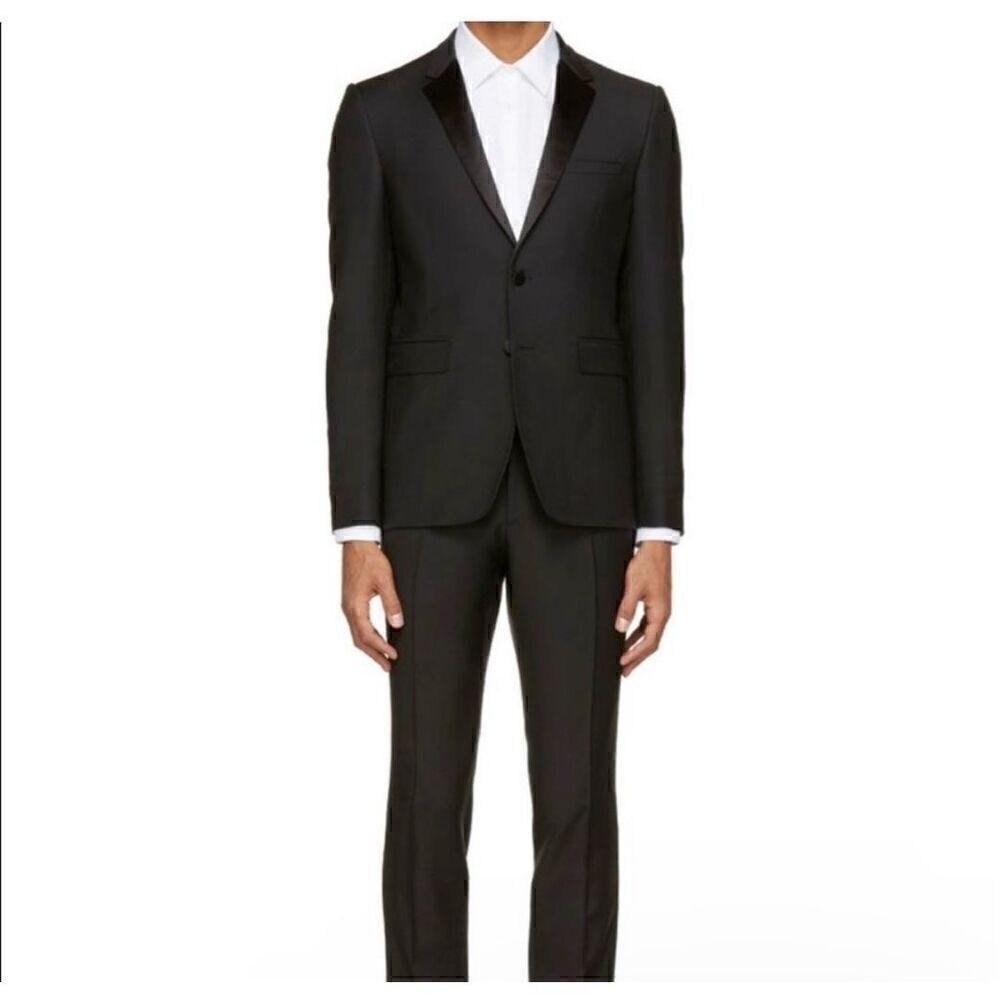 Burberry Men’s Millbank Eve Black Two Button Closure Tuxedo Jacket Blazer